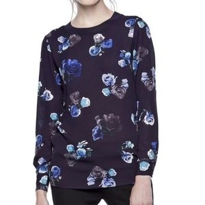 EUC Thakoon x Design Nation Floral Pullover Blouse Size Medium